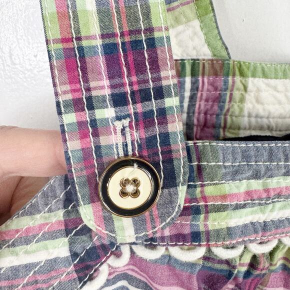 Juicy Couture Y2K McBling Colorful Jumper Mini Dress Plaid Pastel 4 Oughts Rave - Picture 7 of 15